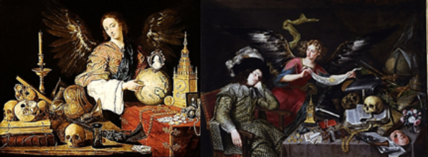 Antonio de Pereda y Salgado: Allegory of Vanity (1632-1636) - Knight's Dream (1650).